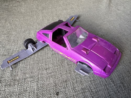 M.A.S.K. Venom Manta Car Purple Jet Vehicle Kenner Mask Toy Vintage 1987 EM345 - Picture 8 of 11
