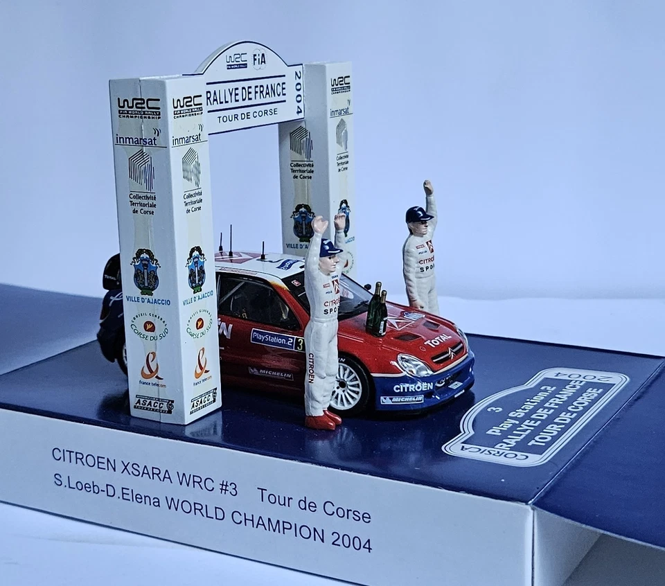 CITROEN XSARA WRC #3 - LOEB TOUR DE CORSE 2004 - IXO MODELS RAM159 - NEUF 1:43 - Photo 4/4