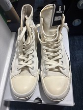 Used Size 9 - Rick Owens x Converse DRKSHDW DRKSTAR Chuck 70 High Egret