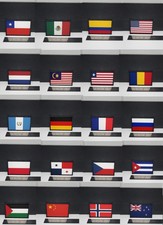 World Country Flags Tactical Morale Patch 2x3 Inch Sublimation