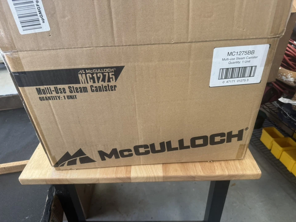 Limpiador de vapor de alta resistencia MCCULLOCH MC1275 Foto 2 de 3