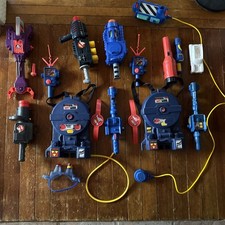 Vintage 80s Real Ghostbusters Big Lot Of Proton Packs Pke Ghosttrap Goggles