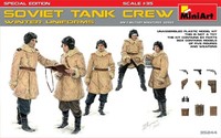 Miniart 35244 - 1/35 Wwii Soviet Tank Crew - Winter Uniforms - Special Edition