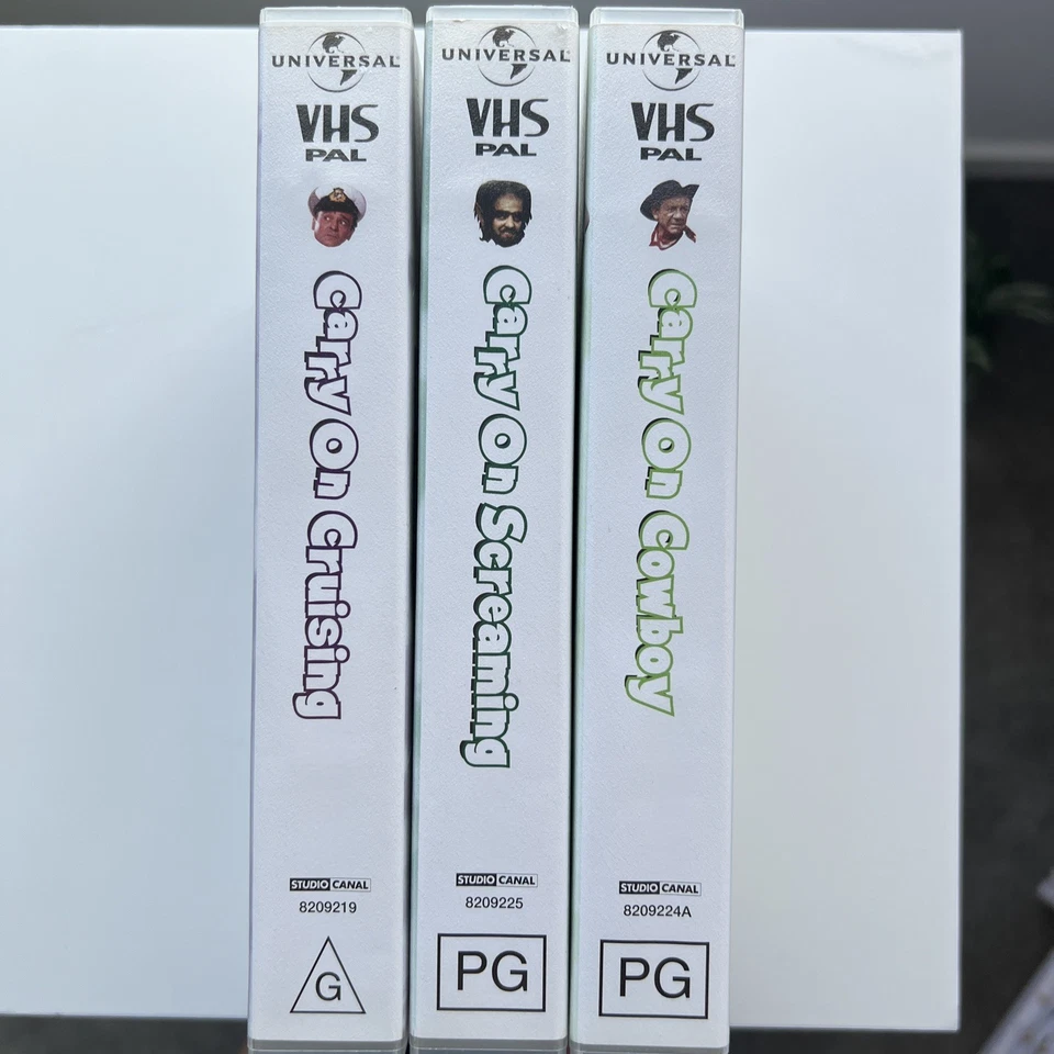 The Carry On Collection VHS Video Tapes | Screaming, Cruising, Cowboy - Image 2 of 2