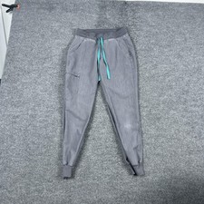FIGS Technical Collection Pants Womens XS Gray Jogger Scrub Pockets W18SW2005