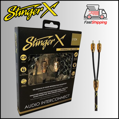 #ad #ad Stinger XI3217 X3 SERIES 2 CHANNEL RCA INTERCONNECT CABLES 17 FT *NEW* $99.95