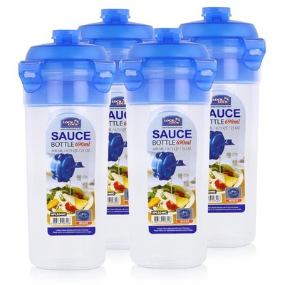 Lock&Lock HPL934HC Frischhaltedose 690ml - Luft & Wasserdicht (4er Pack)