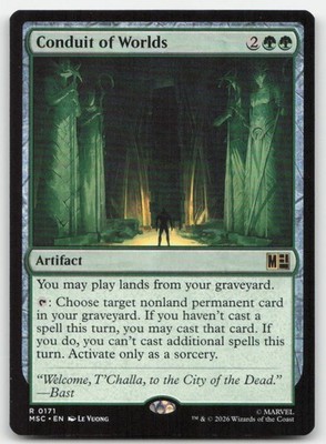 Conduit of Worlds 171 MSC Commander: Marvel Super Heroes Magic MTG NM
