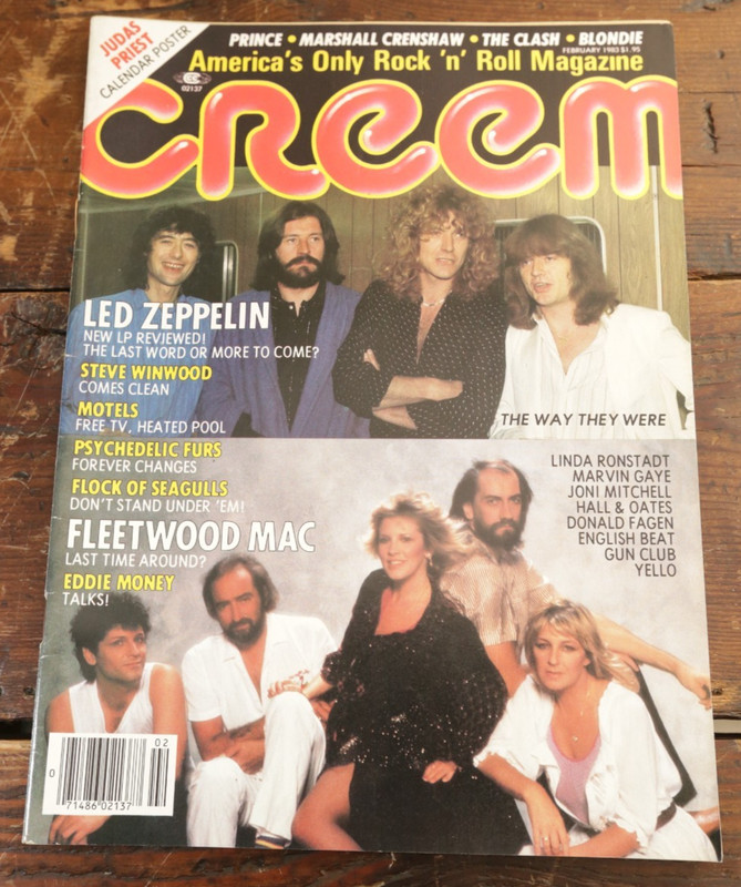 CREEM MAGAZINE VOL 14 NO 9 February 1983 LED ZEPPELIN Prince FLOCK OF SEAGULLS