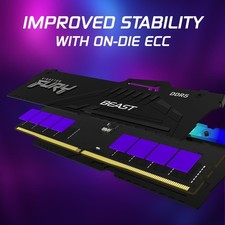 Kingston FURY Beast RGB (2x32GB) 6400MT s DDR5 CL32 Desktop | AMD E 2