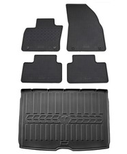 Gummi Fußmatten Kofferraumwanne für Volvo XC40 Recharge 2020- Gummimatten Set