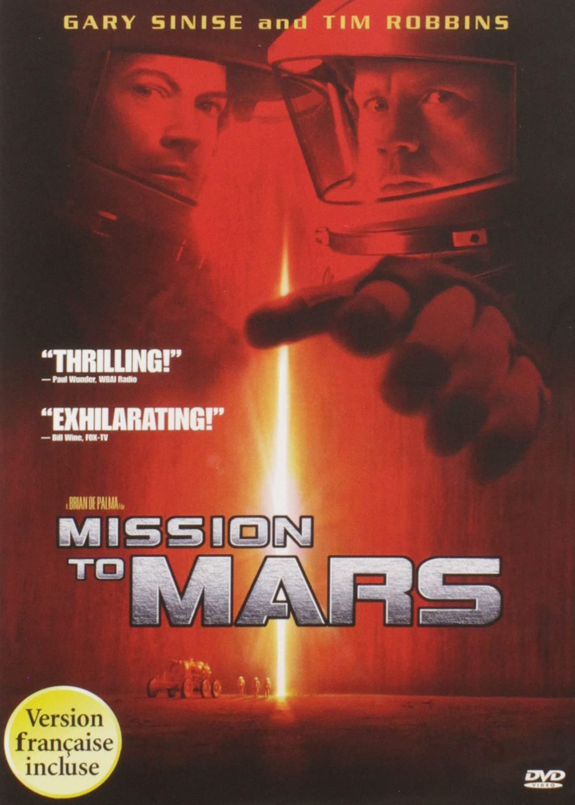 Mission To Mars (DVD) Gary Sinise Tim Robbins Don Cheadle Connie Nielsen