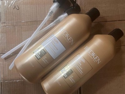Redken All Soft  Shampoo & Conditioner 33.8 oz WITH PUMP