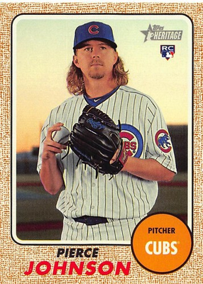 #ad Pierce Johnson 2017 Topps Heritage 504 Chicago Cubs Rookie Baseball Card $1.00