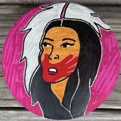 Princess Estatoe Cherokee Native American  Tobacco Box