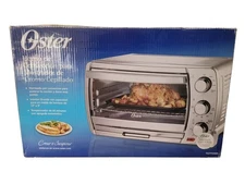 Oster Brushed Chrome Countertop Convection Oven TSSTTVSK01/Brand New