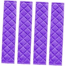 4 Pack Car Seat Belt Pads Seatbelt Protector Soft Comfort Seat Belt Purple