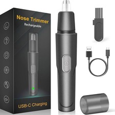 Nose Hair Trimmer, USB Rechargeable, Professional Painless Ear Hair Trimmer, for