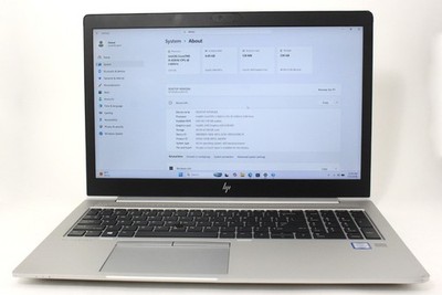 HP Elitebook 850 G6 15.6'' 256GB SSD 8GB RAM Win 11 Pro 1.6GHz i5-8265U; 6181271