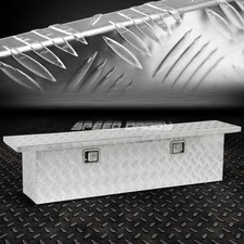 69"X12"X16" ALUMINIO CROMADO CAMIONETA MALETERO CAJA HERRAMIENTAS REMOLQUE ALMACENAMIENTO + BLOQUEO