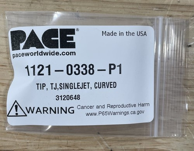 #ad Pace 1121 0338 P1 Single Jet Tip 0.060quot; Small Curved ThermoJet PS 90 Series $82.50