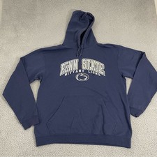 Penn State University Hoodie L Navy Nittany Lions Pro Edge Collegiate Pullover