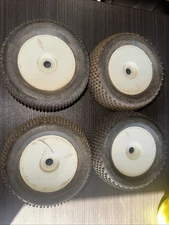 Vintage Pro-Line Bowtie MTR Tires 5.65 x 2.72 1134 With Wheels Glued