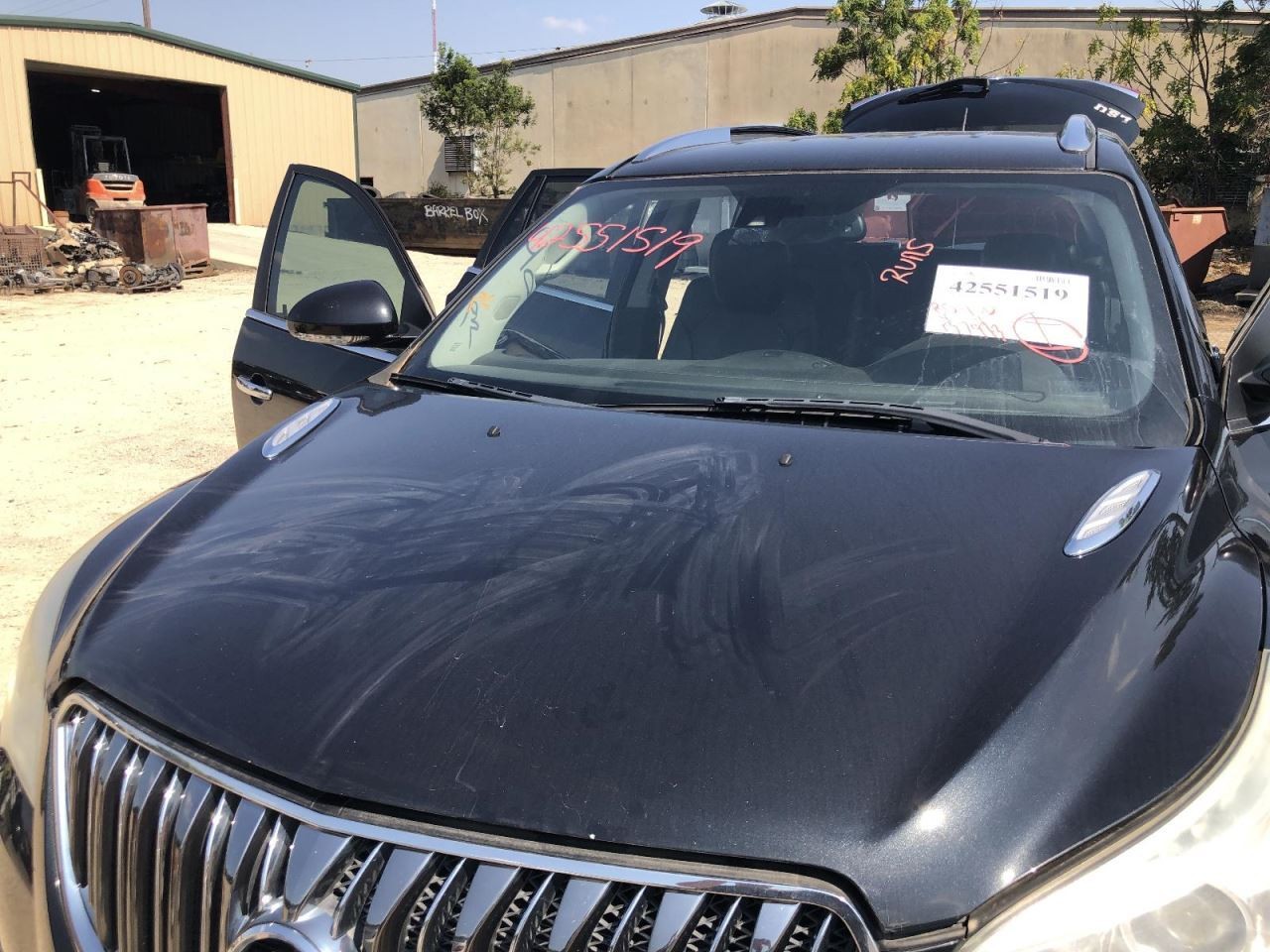 2013 2014 2015 2016 2017 BUICK ENCLAVE Factory Hood GAR Carbon Flash Met  964930