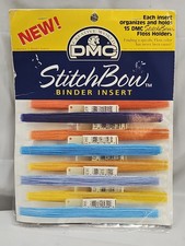 DMC Stitchbow Binder Inserts  2 Binder Inserts (1 Pack) Floss Binder Pages
