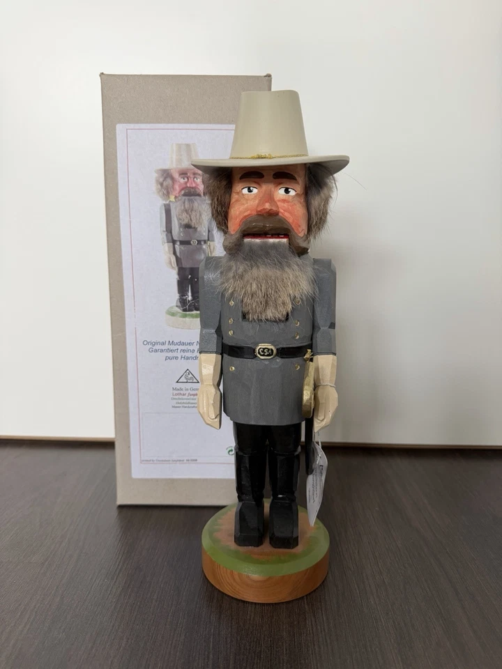 Nussknacker CS General Longstreet, Lothar Junghänel, Mudau, limitiert, Rarität - Bild 1 von 4