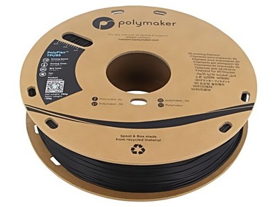PD01001 Filament: TPU-95A 1,75mm schwarz 210-230°C 750g PolyFlex  POLYMAKER