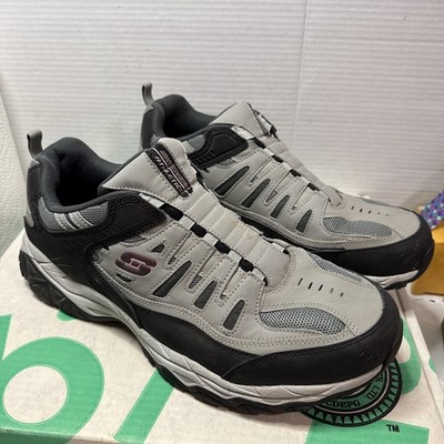 Skechers After Burn M. Fit Ridgeburn Mens Size 13 Gray Shoes Sneakers Pull On Skechers Slip-ins: After Burn M. Fit - Ridgeburn main image 4