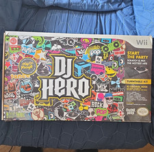 Nintendo Activision DJ Hero Turntable Kit Wireless Wii w/ Game & Controller