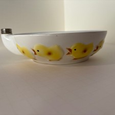 Vintage German Baby Food Warming Bowl With Hot Water Cavity Plastic Alternative