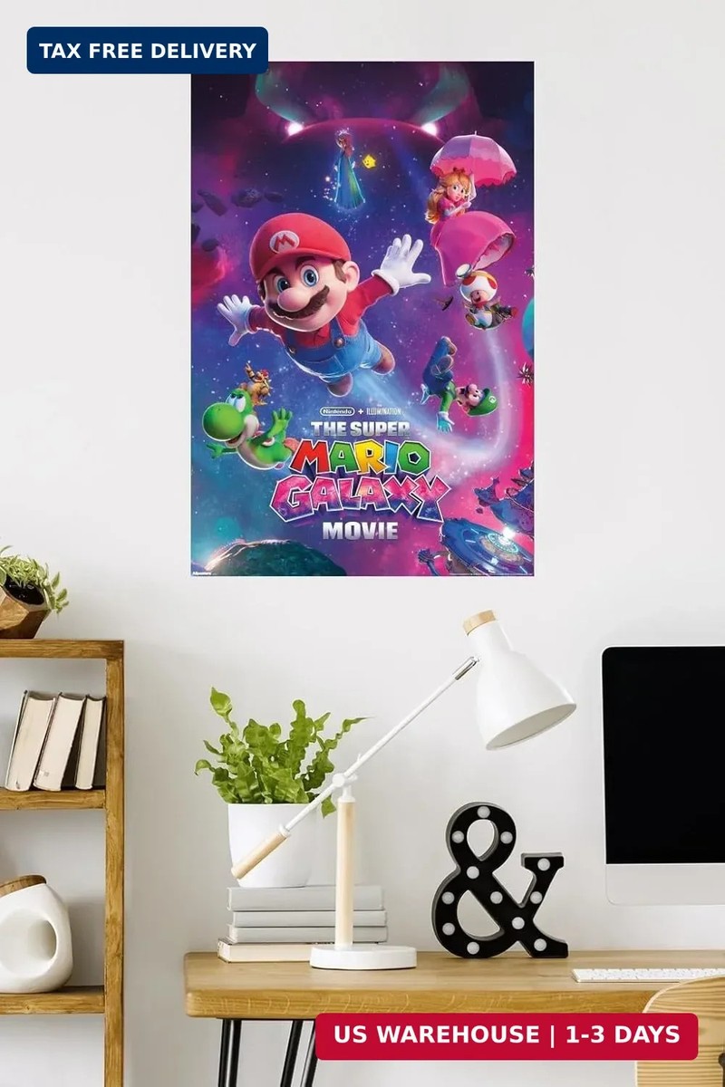 Nintendo The Super Mario Galaxy Movie (2026) - Key Art Wall Poster