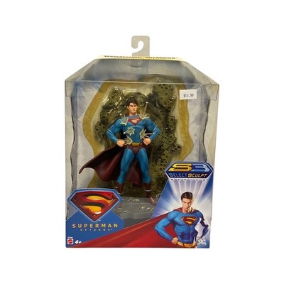 Invulnerable Superman Returns Figure J7164-S3 Select Sculpt Series DC Mattel NEW