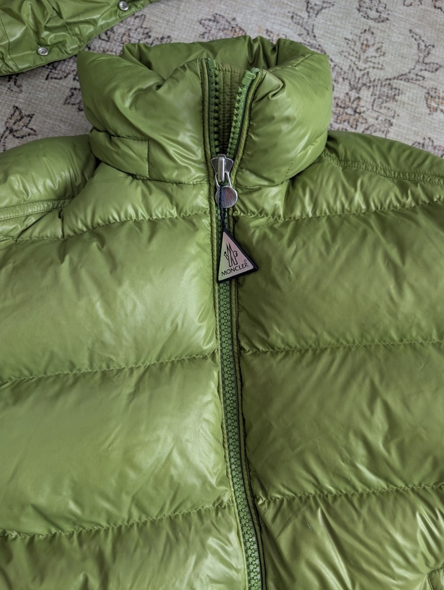 Moncler Green Puffer Jacket Men's Size M | eBay