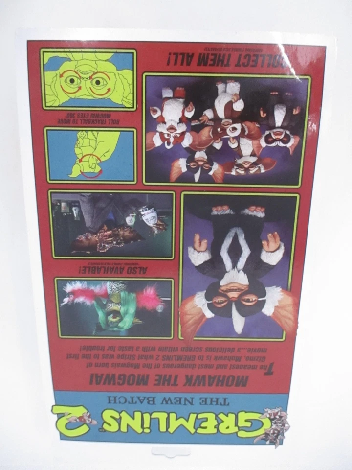 Figura de acción Gremlins 2 Mohawk Mogwai carrete NECA juguetes ojos posables nuevo sellado Foto 4 de 4