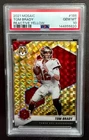 2021 Mosaic TOM BRADY Reactive Yellow #186 TAMPA BAY BUCCANEERS PSA GEM MINT 10