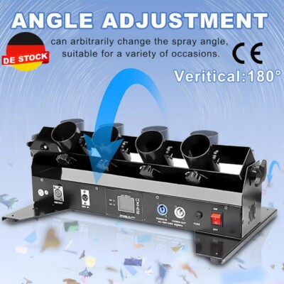 Konfetti Kanone Shooter Confetti Party 150W DMX&Fernsteuerung Weihnachten Hochze