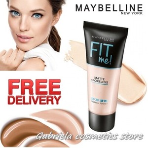 Maybelline Fit Me Matte + Poreless Foundation Normal to Oily Skin With Clay 30ml