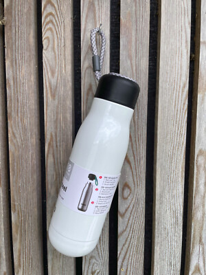 Zoku 18 Unzen / 500ml Vakuumisolierte Edelstahl Warm & Kalt Flasche Weiß