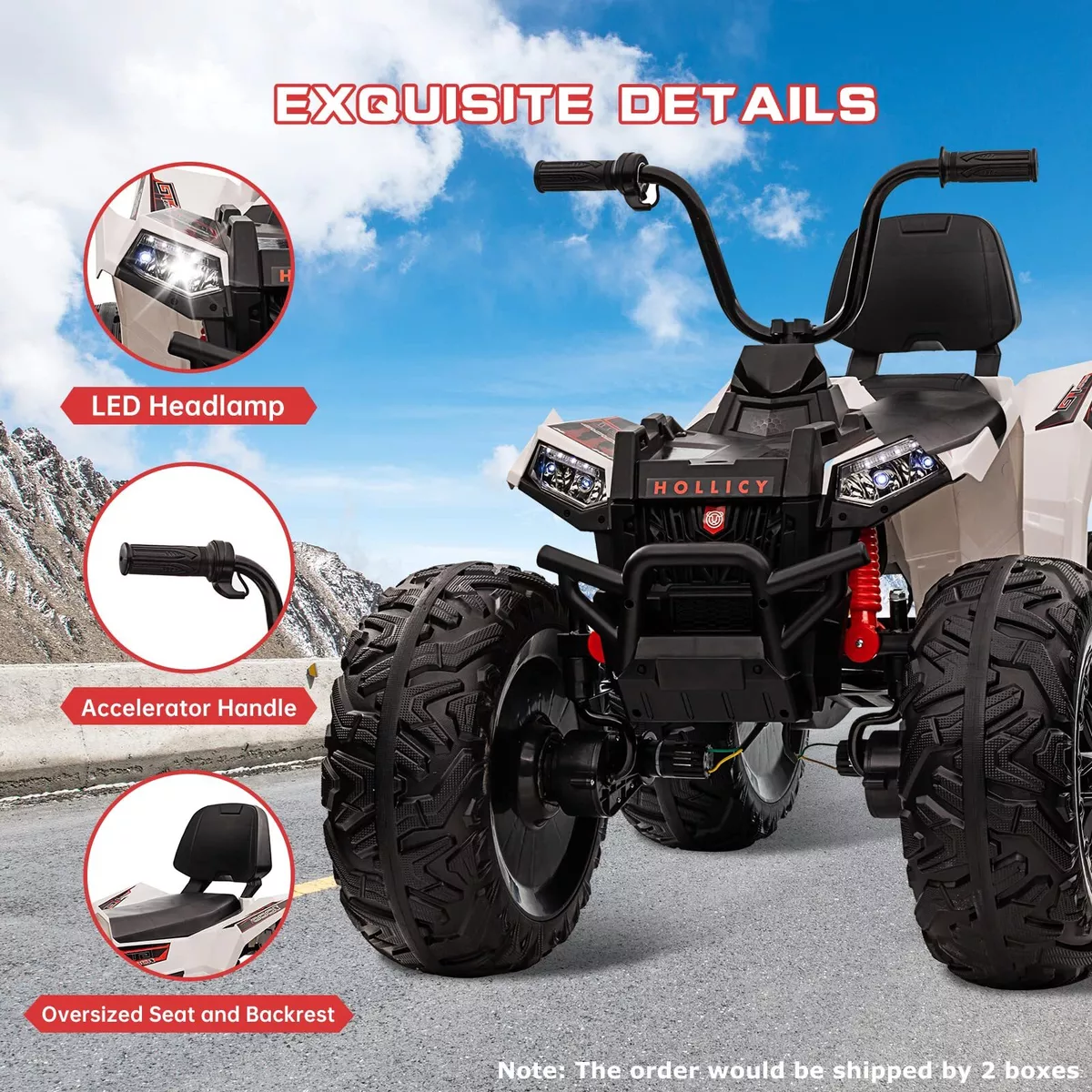 24v quad top battery operated
