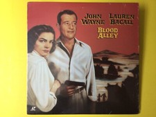 BLOOD ALLEY - John Wayne / Lauren Bacall - LASERDISC - NRMT - w/ shrink wrap 
