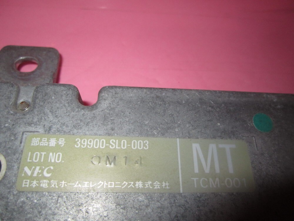 Acura NSX Manual Transmission Computer Module Control Tcu Tcm 39900-SL0-003