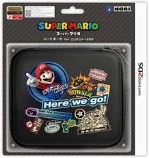 Nintendo x Hori 2DS Super Mario Hard Pouch Case Black Official New