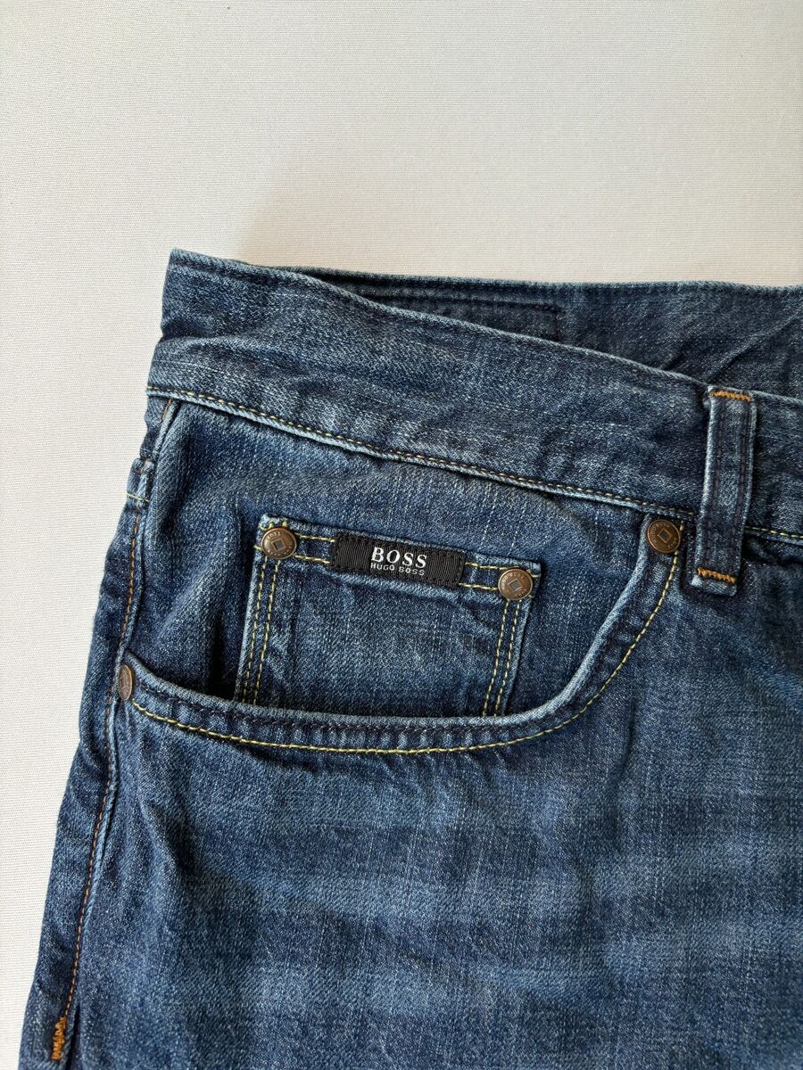 Hugo Boss Mens Maine Regular Fit Selvedge Jeans Size 36 x Hugo Boss Mens Maine Regular Fit Selvedge Jeans Size 36 x