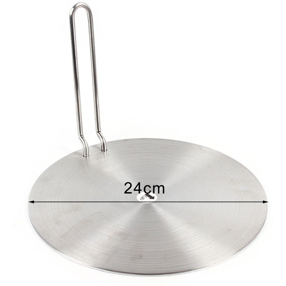 Kleine Universal-Adapterplatte Induktions-Kochfelder, Ø24cm Abnehmbarer Griff DE