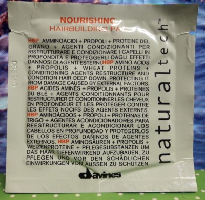 Davines Natural Tech Nourishing Hair Building Pak 10 fl oz total READ ST#DV14