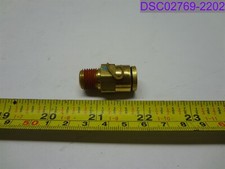 Qty  6: 3/8" x 3/8" Brass Quick Connect Fitting